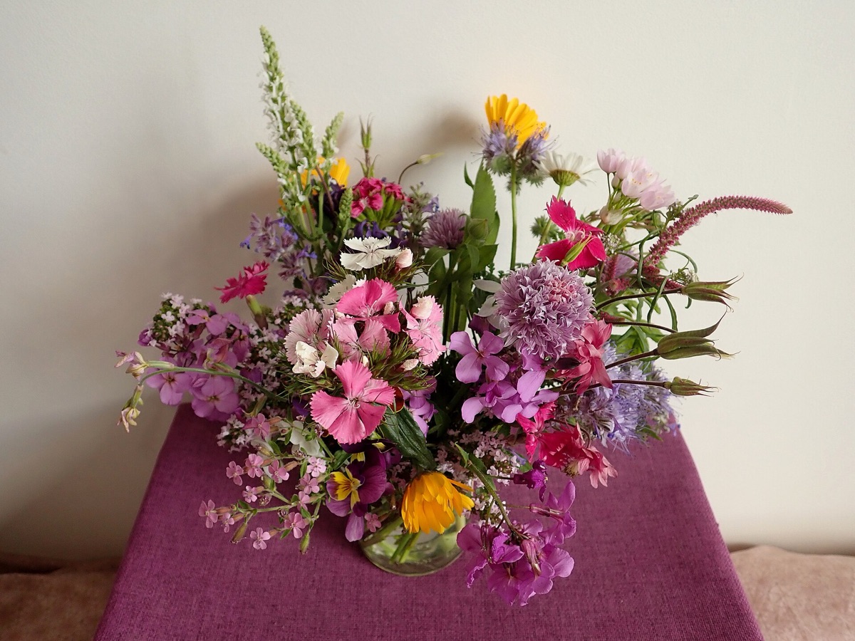 bouquet de fleurs de jardin