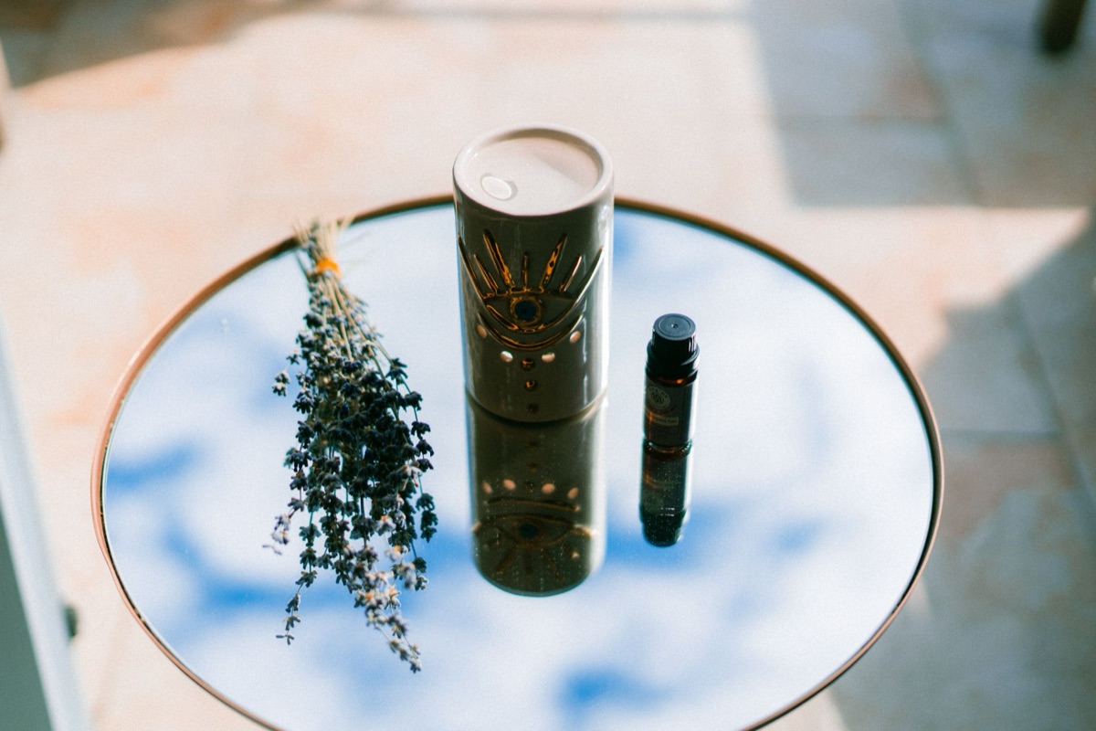 Lavender oil extraction setup