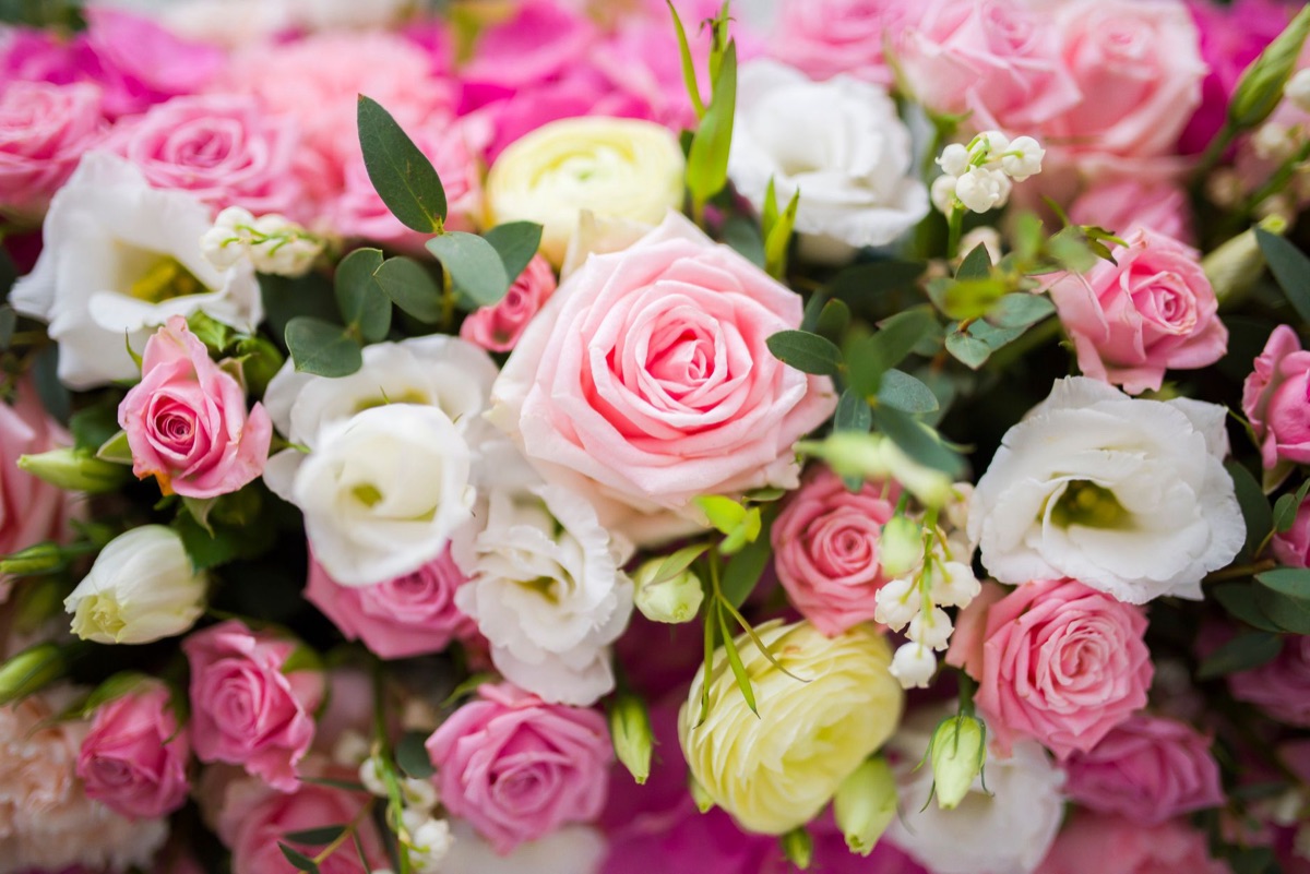 flower arrangement with fragrant notes